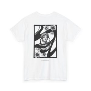 The Statue One (light) - Oversized Tee - Sascha Handpoked